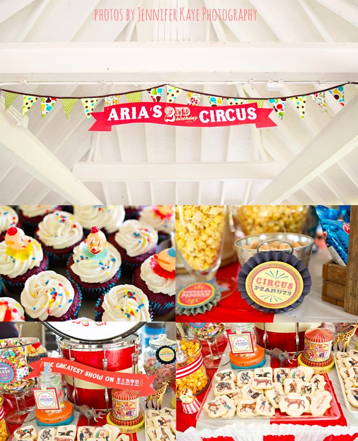 circus party cookies