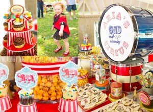 Vintage Circus Birthday Party | Colorful Kid’s Birthday Party | Geneva ...