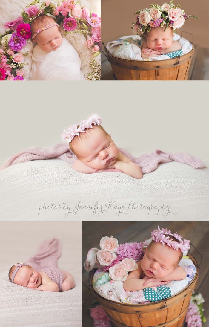 baby flower wreaths, baby floral crowns, baby in flowers